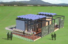 North Carolina team's solar house: surprise in the concrete walls