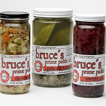 Assorted pickles from Bruce's Prime Pickle Co.