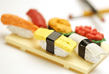 Sushi erasers