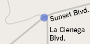 Sunset Blvd. and La Cienega Blvd.
