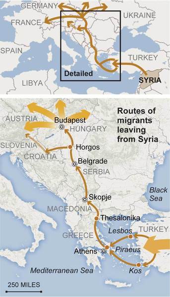 Fleeing Syria A Desperate Migration Los Angeles Times